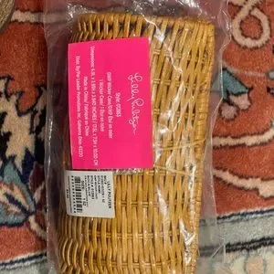 Lilly Pulitzer wicker sunglasses case Lilly Pulitzer | Accessories | Lilly Wicker Glasses Case  main image 2